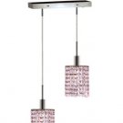 Wiatt 2-Light 4.5"D Crystal Ceiling Pendant 1090D-O-R-RO-SS