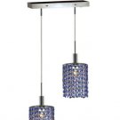 Wiatt 2-Light 4.5"D Crystal Ceiling Pendant 1090D-O-R-SA-RC