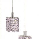 Wiatt 2-Light 9"D Crystal Ceiling Pendant 1090D-R-E-RO-RC