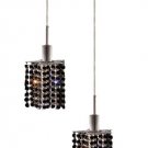 Wiatt 2-Light 9"D Crystal Ceiling Pendant 1090D-R-P-JT-RC