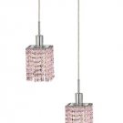 Wiatt 2-Light 9"D Crystal Ceiling Pendant 1090D-R-S-RO-RC