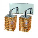Wiatt 2-Light 4.5"D Crystal Wall Sconce 1090W-O-S-LT-RC