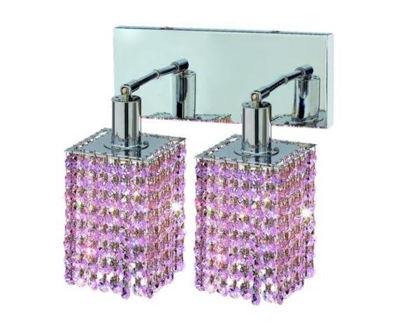 Wiatt 2-Light 4.5"D Crystal Wall Sconce 1090W-O-S-RO-RC