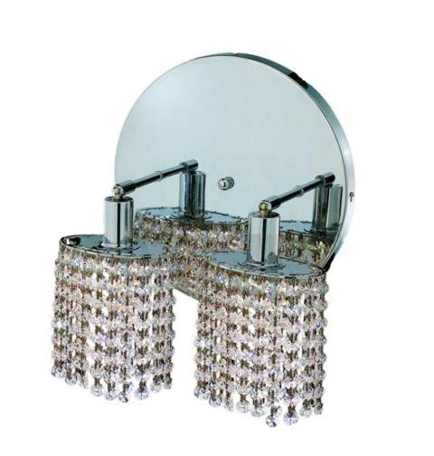 Wiatt 2-Light 9"D Crystal Wall Sconce 1090W-R-E-CL-EC
