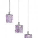 Wiatt 3-Light 14.5"D Crystal Ceiling Pendant 1091D-O-E-RO-SS