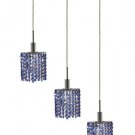 Wiatt 3-Light 14.5"D Crystal Ceiling Pendant 1091D-O-E-SA-RC