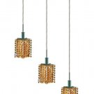 Wiatt 3-Light 14.5"D Crystal Ceiling Pendant 1091D-O-P-LT-RC