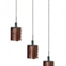 Wiatt 3-Light 14.5"D Crystal Ceiling Pendant 1091D-O-P-TO-RC