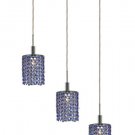 Wiatt 3-Light 14.5"D Crystal Ceiling Pendant 1091D-O-R-SA-RC