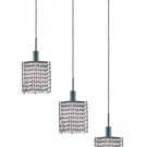 Wiatt 3-Light 14.5"D Crystal Ceiling Pendant 1091D-O-S-CL-RC