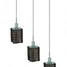 Wiatt 3-Light 14.5"D Crystal Ceiling Pendant 1091D-O-S-JT-SS