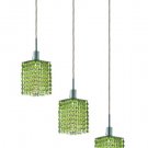 Wiatt 3-Light 14.5"D Crystal Ceiling Pendant 1091D-O-S-LP-RC