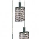 Wiatt 3-Light 9"D Crystal Ceiling Pendant 1091D-R-E-CL-RC
