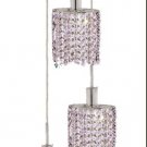 Wiatt 3-Light 9"D Crystal Ceiling Pendant 1091D-R-E-RO-RC