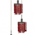 Wiatt 3-Light 9"D Crystal Ceiling Pendant 1091D-R-P-BO-RC