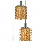 Wiatt 3-Light 9"D Crystal Ceiling Pendant 1091D-R-P-LT-SS