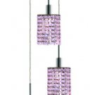 Wiatt 3-Light 9"D Crystal Ceiling Pendant 1091D-R-R-RO-RC