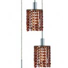 Wiatt 3-Light 9"D Crystal Ceiling Pendant 1091D-R-R-TO-RC