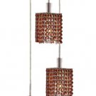 Wiatt 3-Light 9"D Crystal Ceiling Pendant 1091D-R-S-TO-RC