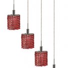 Wiatt 4-Light 26"D Crystal Ceiling Pendant 1092D-O-E-BO-SS