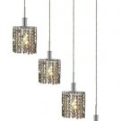 Wiatt 4-Light 26"D Crystal Ceiling Pendant 1092D-O-E-GT-RC