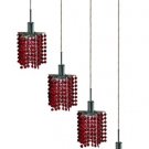 Wiatt 4-Light 26"D Crystal Ceiling Pendant 1092D-O-P-BO-SS