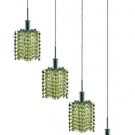Wiatt 4-Light 26"D Crystal Ceiling Pendant 1092D-O-P-LP-SS