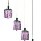 Wiatt 4-Light 26"D Crystal Ceiling Pendant 1092D-O-P-RO-SS