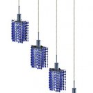 Wiatt 4-Light 26"D Crystal Ceiling Pendant 1092D-O-P-SA-SS