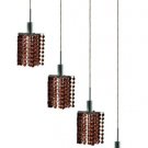 Wiatt 4-Light 26"D Crystal Ceiling Pendant 1092D-O-P-TO-RC