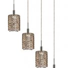 Wiatt 4-Light 26"D Crystal Ceiling Pendant 1092D-O-R-GT-RC