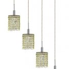 Wiatt 4-Light 26"D Crystal Ceiling Pendant 1092D-O-R-LP-SS