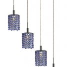Wiatt 4-Light 26"D Crystal Ceiling Pendant 1092D-O-R-SA-RC