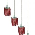 Wiatt 4-Light 26"D Crystal Ceiling Pendant 1092D-O-S-BO-RC