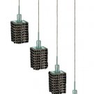 Wiatt 4-Light 26"D Crystal Ceiling Pendant 1092D-O-S-JT-RC