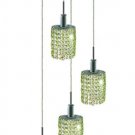 Wiatt 4-Light 9.5"D Crystal Ceiling Pendant 1092D-R-E-LP-SS
