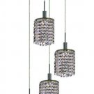 Wiatt 4-Light 9.5"D Crystal Ceiling Pendant 1092D-R-R-CL-EC