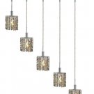 Wiatt 4-Light 34"D Crystal Ceiling Pendant 1093D-O-E-GT-RC