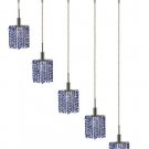 Wiatt 4-Light 34"D Crystal Ceiling Pendant 1093D-O-E-SA-RC
