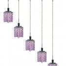 Wiatt 5-Light 34"D Crystal Ceiling Pendant 1093D-O-P-RO-SS