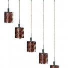 Wiatt 5-Light 34"D Crystal Ceiling Pendant 1093D-O-P-TO-RC