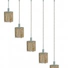 Wiatt 5-Light 34"D Crystal Ceiling Pendant 1093D-O-S-GT-RC