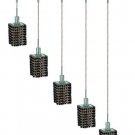 Wiatt 5-Light 34"D Crystal Ceiling Pendant 1093D-O-S-JT-RC