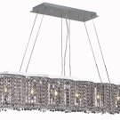 Warrane 6-Light 8"D Crystal Chandelier 1101D40C-RO-SS
