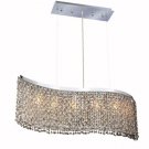 Warrane 5-Light 9"D Crystal Chandelier 1102D32C-TO-SS