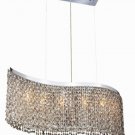 Warrane 6-Light 9"D Crystal Chandelier 1102D46C-GT-SS