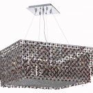 Warrane 5-Light 28"D Crystal Chandelier 1105D28C-BO-SS