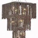 Warrane 9-Light 16"D Crystal Chandelier 1105G42C-BO-SS