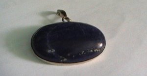lapis pedant with holder