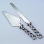 Heart Handle Weddng Cake Server Set